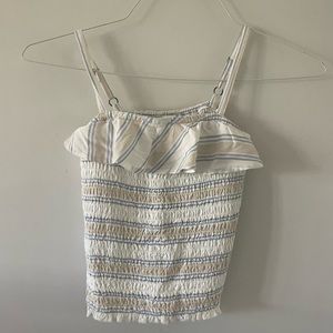 Abercrombie kids ruffle cami